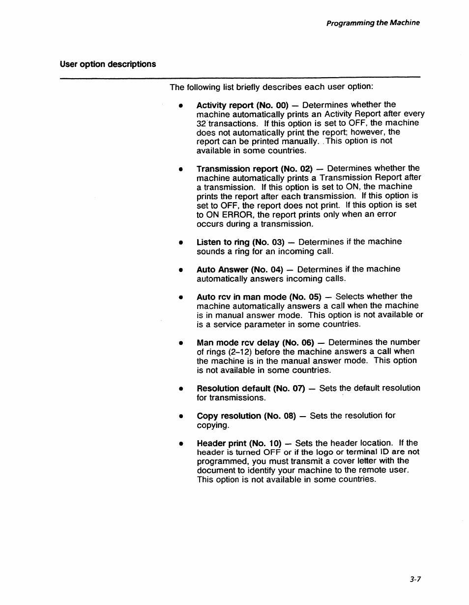 Programming the machine | Xerox 7042 User Manual | Page 41 / 182