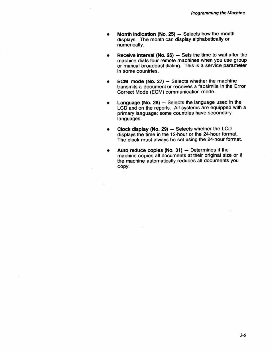 Programming the machine | Xerox 7042 User Manual | Page 43 / 182