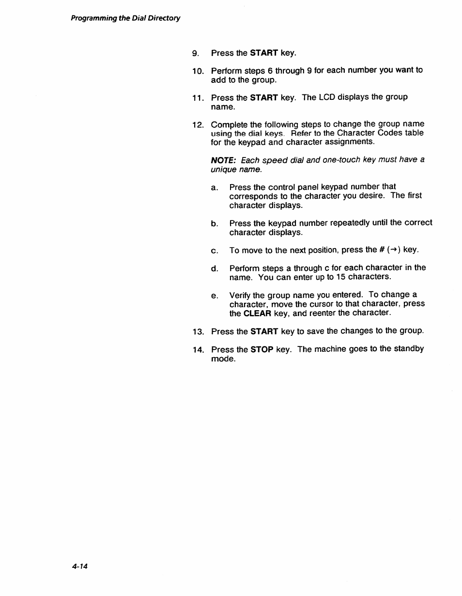 Programming the dial directory | Xerox 7042 User Manual | Page 60 / 182