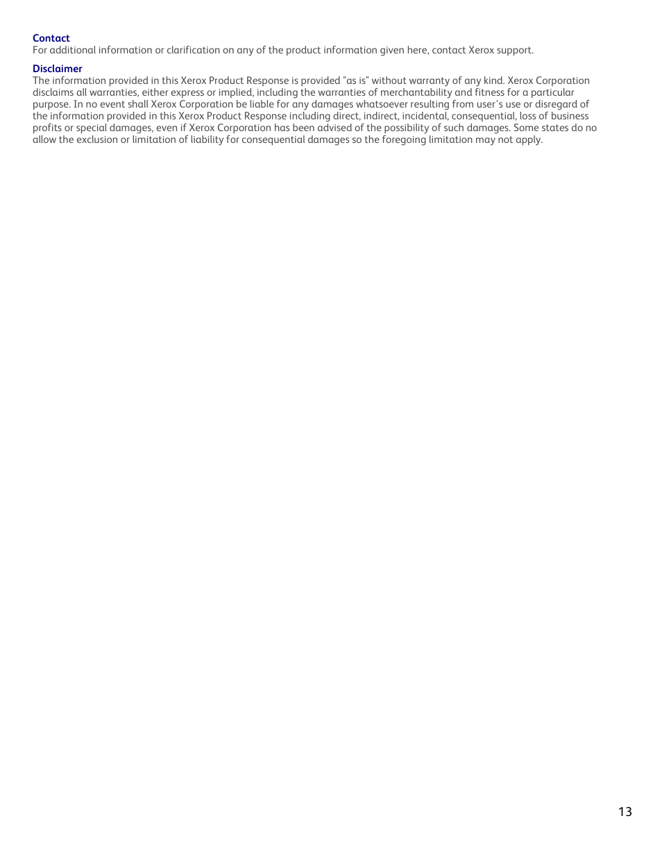 Xerox COLORQUBETM 9203 User Manual | Page 14 / 14