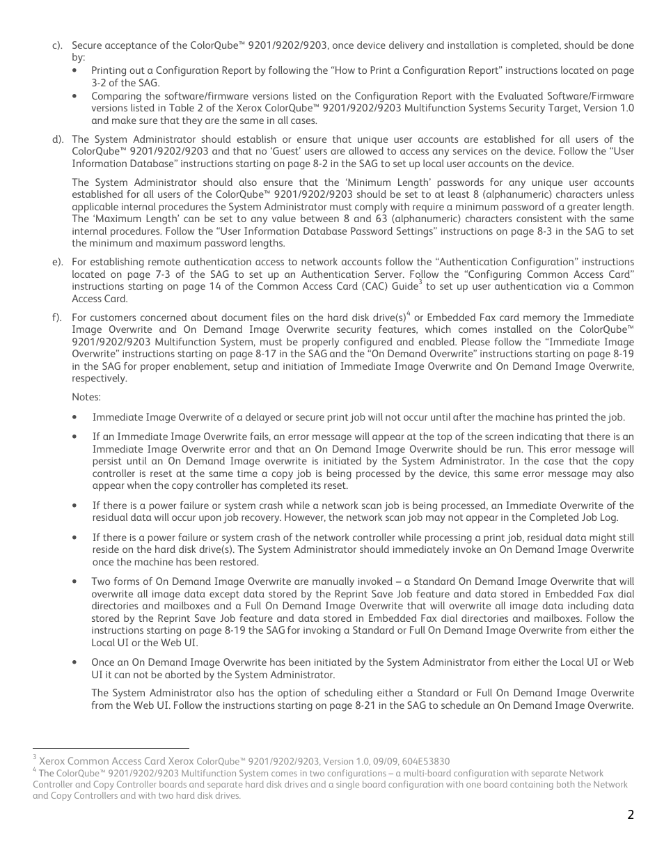 Xerox COLORQUBETM 9203 User Manual | Page 3 / 14