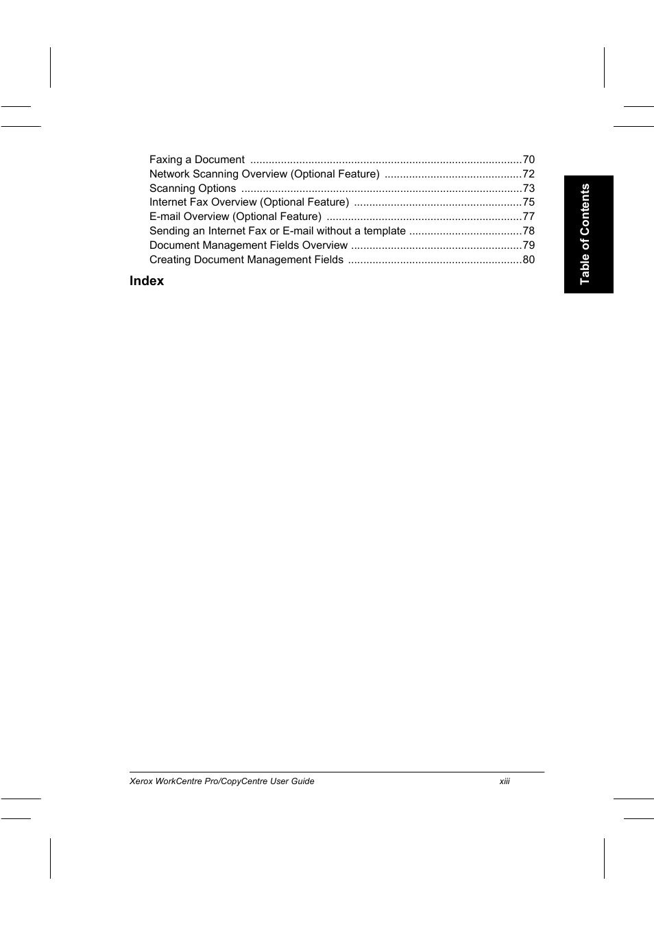 Xerox WorkCentre Pro 75  EN User Manual | Page 13 / 99