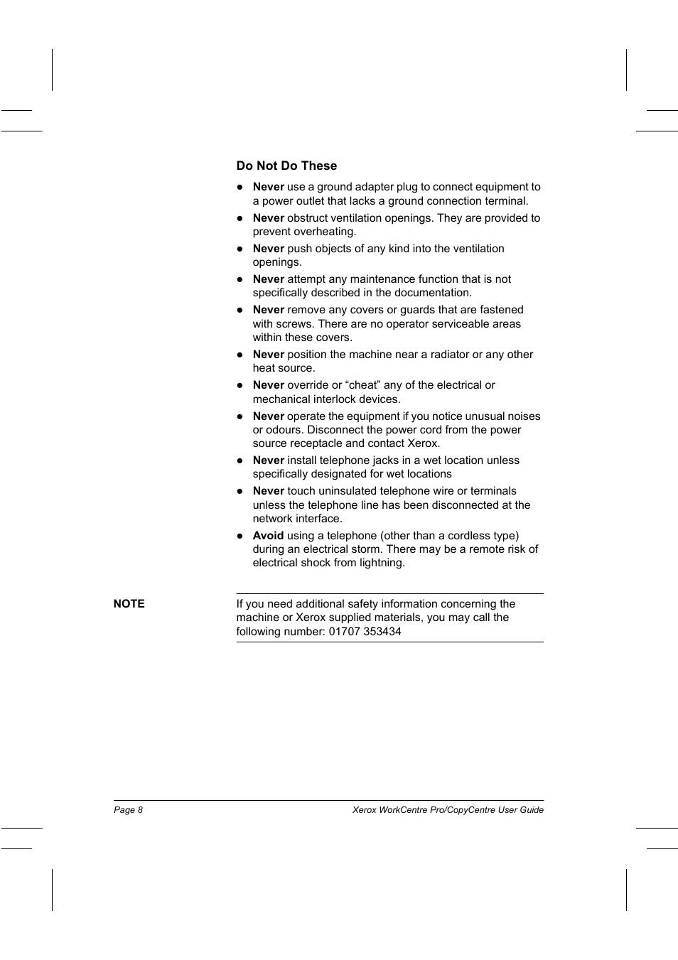 Xerox WorkCentre Pro 75  EN User Manual | Page 22 / 99