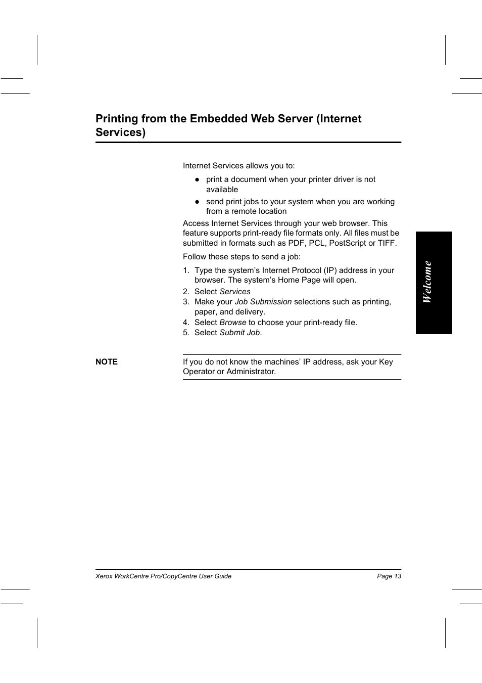 Xerox WorkCentre Pro 75  EN User Manual | Page 27 / 99