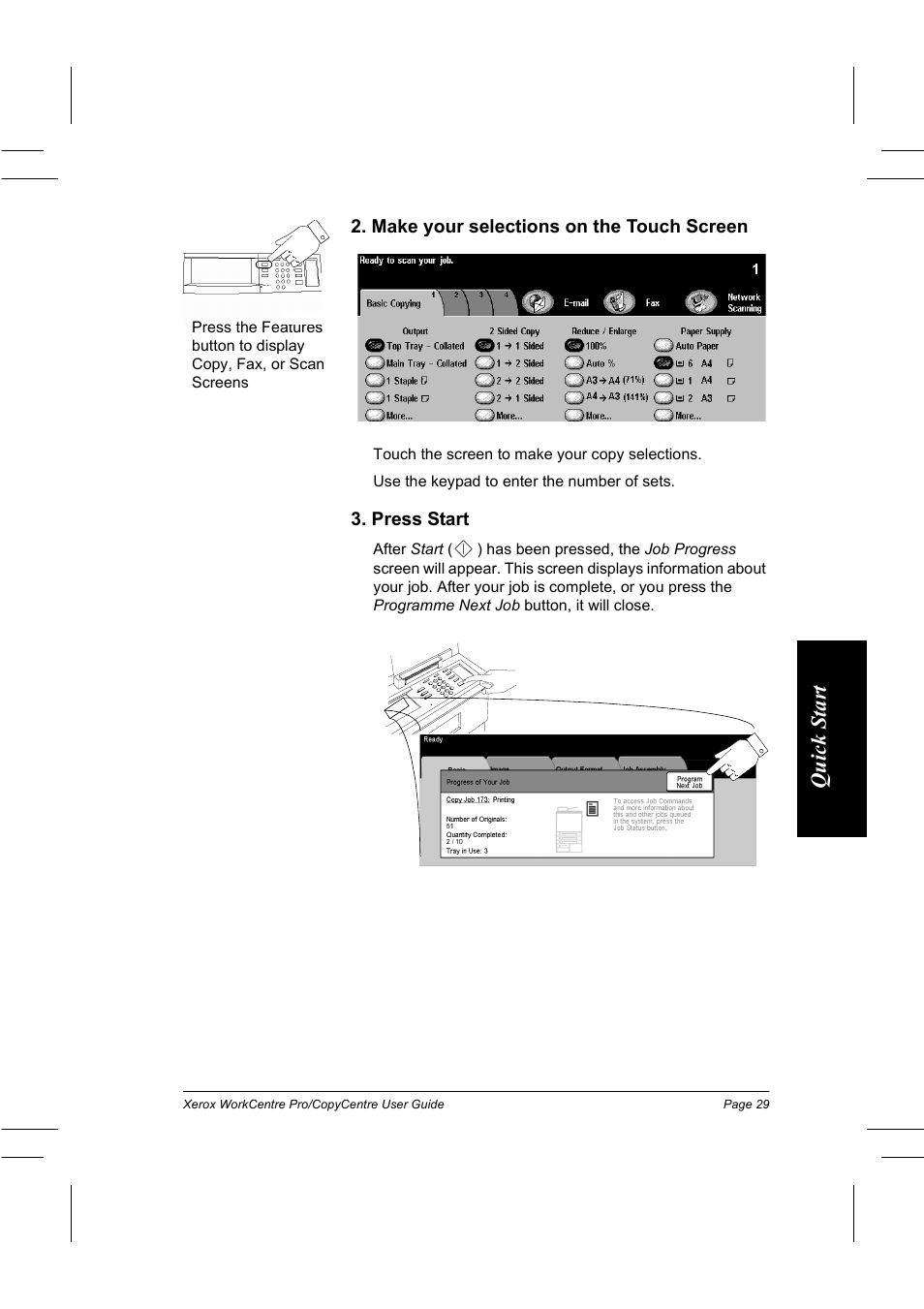 Qui ck sta rt | Xerox WorkCentre Pro 75  EN User Manual | Page 43 / 99