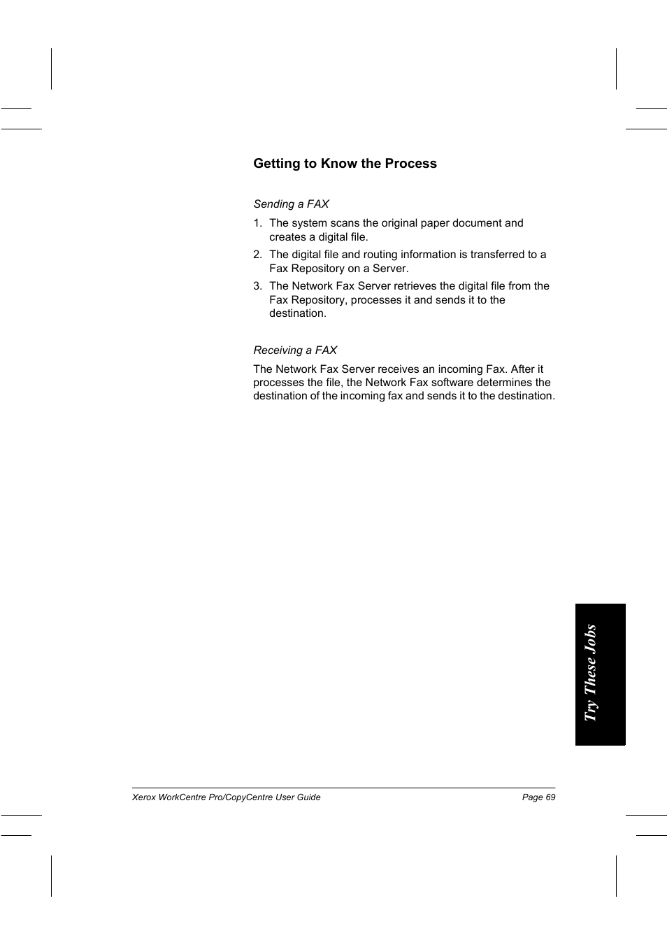 Try thes e jobs | Xerox WorkCentre Pro 75  EN User Manual | Page 83 / 99