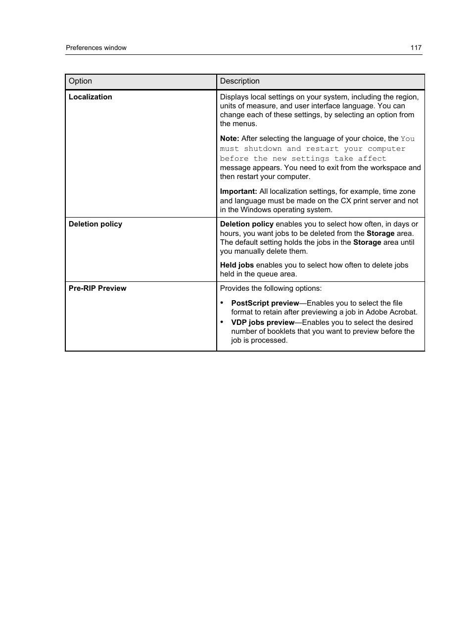 Xerox CX PRINT SERVER 560 User Manual | Page 127 / 166