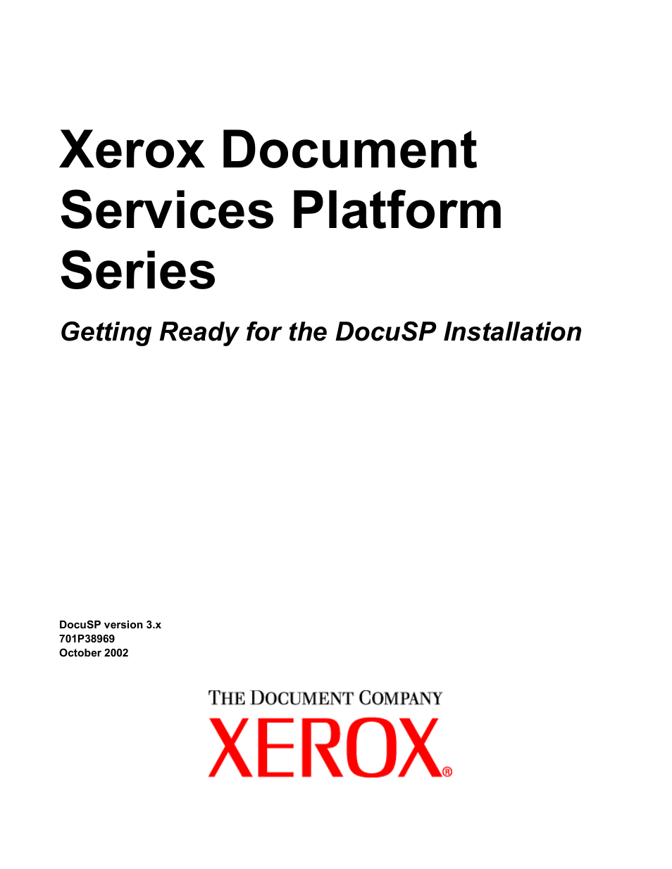 Xerox 701P38969 User Manual | 27 pages