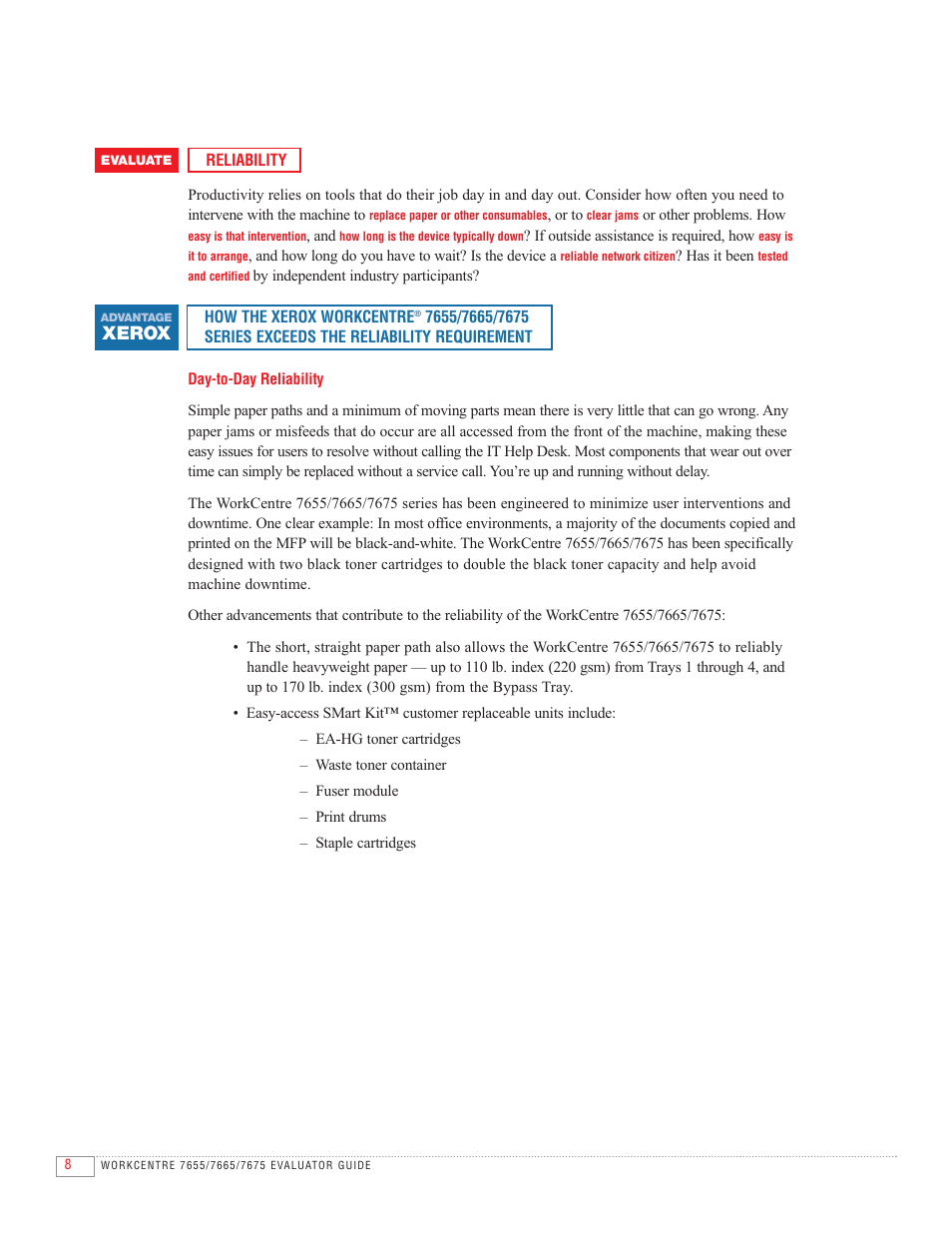 Xerox | Xerox 7655 User Manual | Page 10 / 24