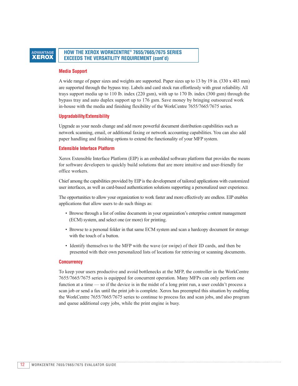 Xerox | Xerox 7655 User Manual | Page 14 / 24