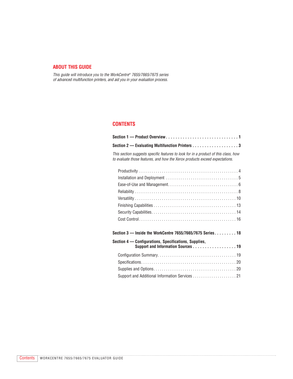 Xerox 7655 User Manual | Page 2 / 24