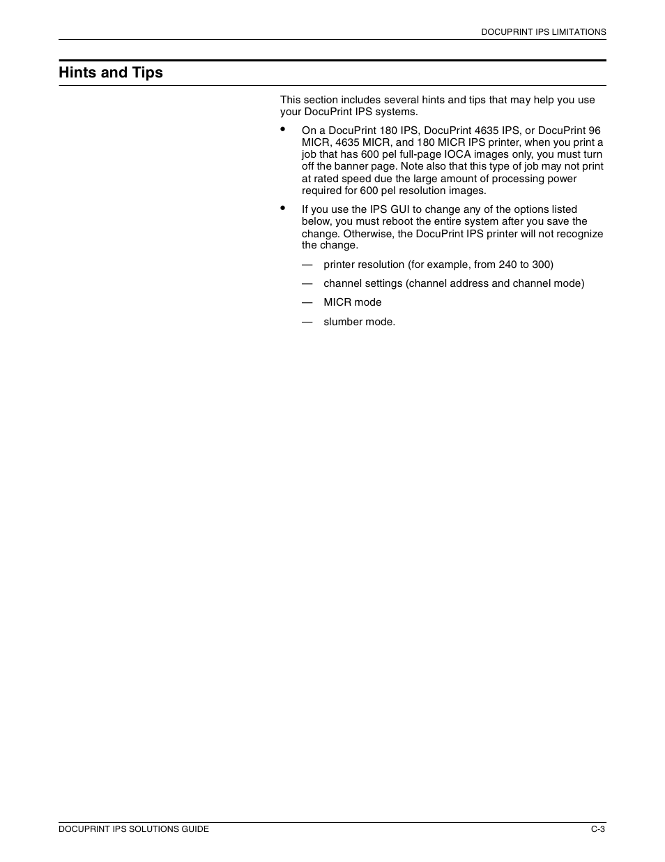 Hints and tips | Xerox 721P88200 User Manual | Page 101 / 110