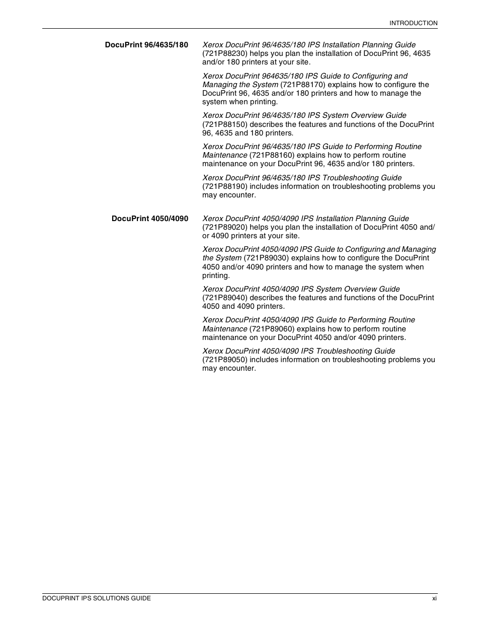 Xerox 721P88200 User Manual | Page 11 / 110