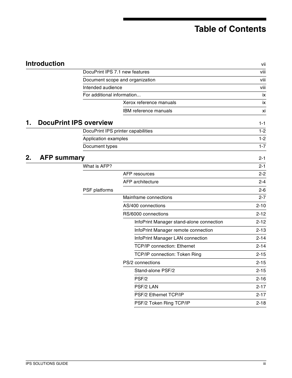 Xerox 721P88200 User Manual | Page 3 / 110