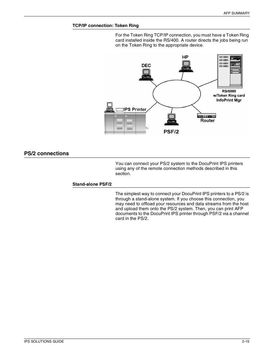 Ps/2 connections | Xerox 721P88200 User Manual | Page 37 / 110