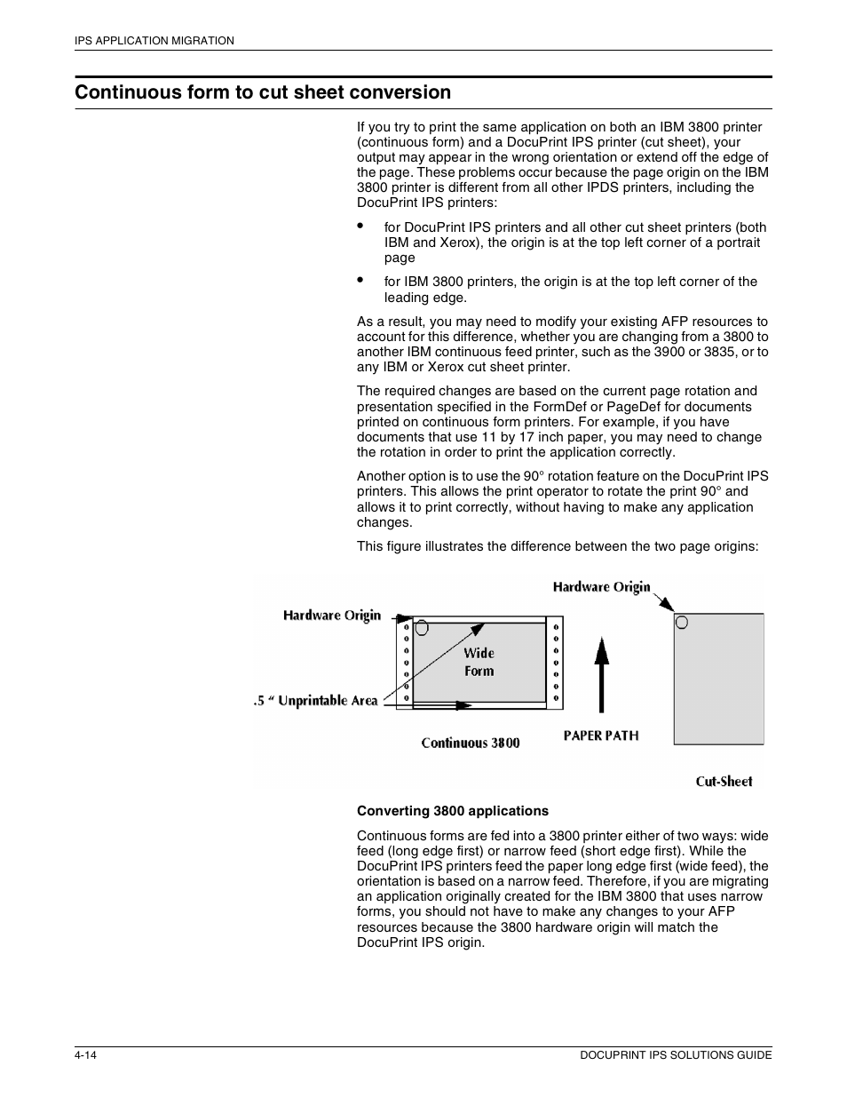 Continuous form to cut sheet conversion | Xerox 721P88200 User Manual | Page 66 / 110