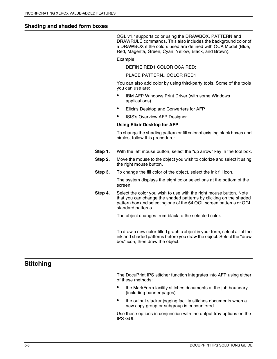 Stitching | Xerox 721P88200 User Manual | Page 76 / 110