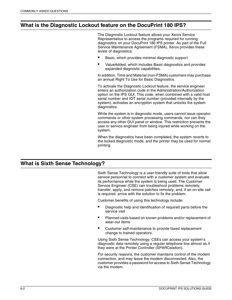 What is sixth sense technology | Xerox 721P88200 User Manual | Page 90 / 110
