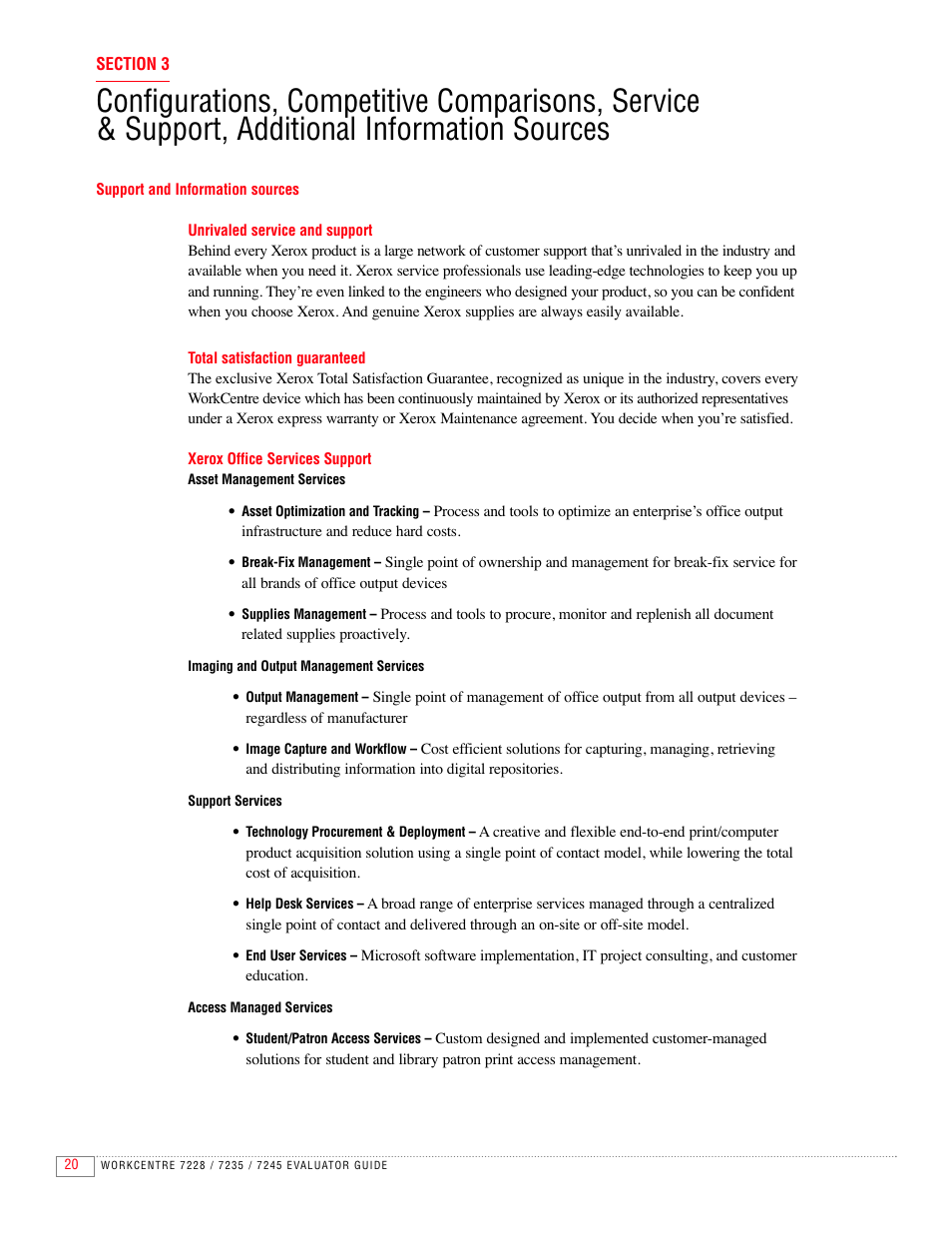 Xerox 7235 User Manual | Page 22 / 24