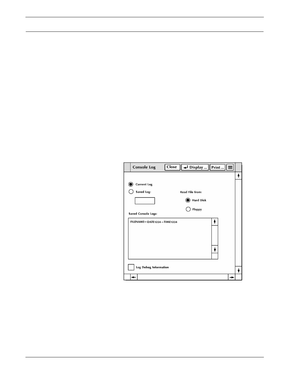 Console log | Xerox 180 User Manual | Page 102 / 362