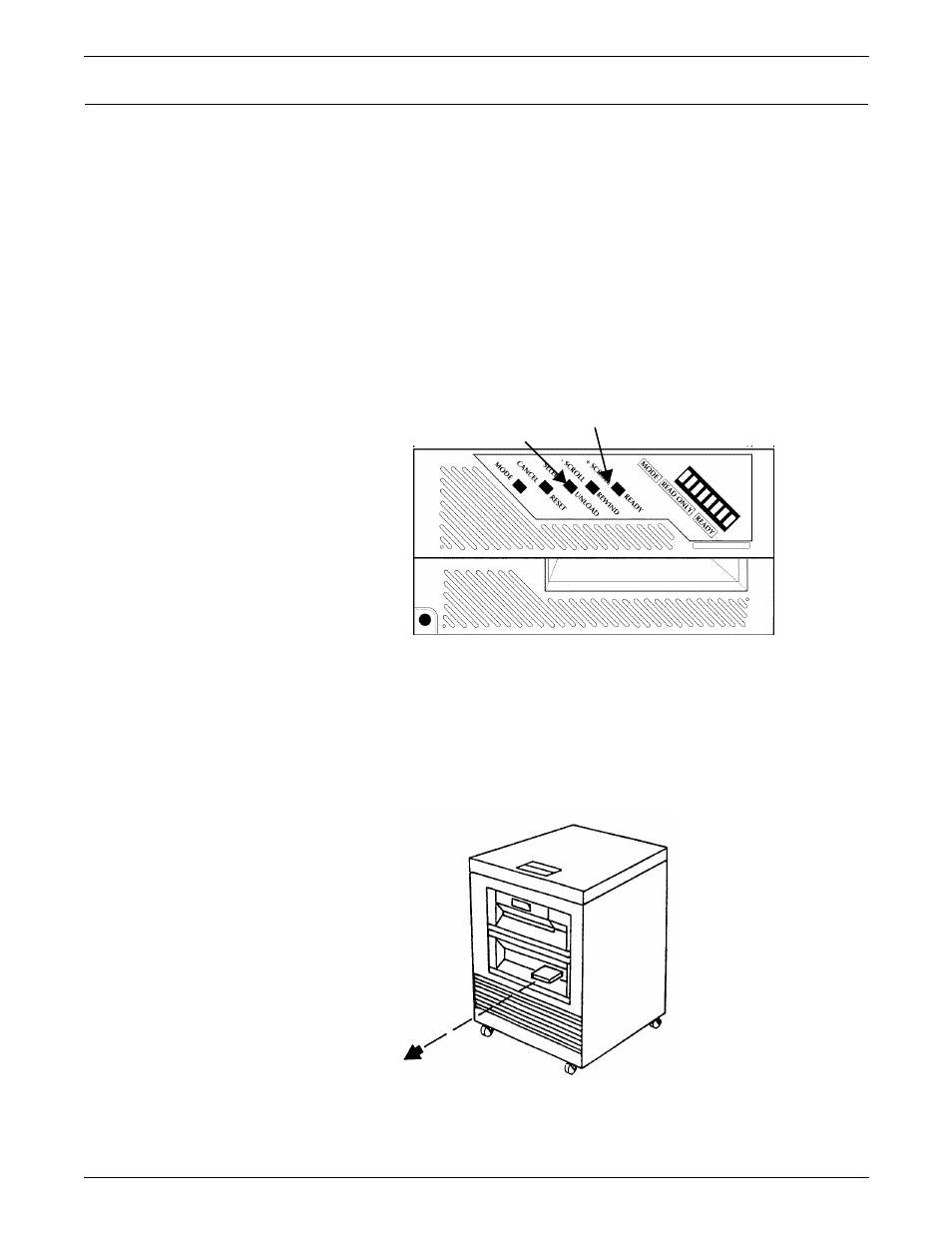Unload a 1/2 inch cartridge | Xerox 180 User Manual | Page 166 / 362
