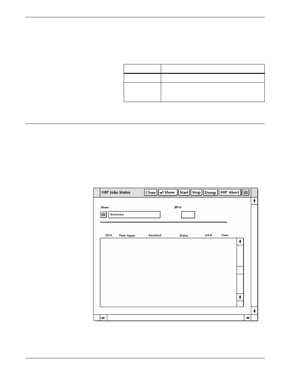 Hip jobs status | Xerox 180 User Manual | Page 192 / 362