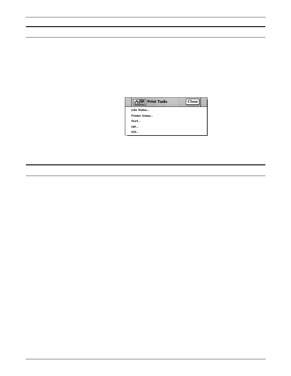 Status and print tasks through windows of pc ui, Status and print tasks through command line | Xerox 180 User Manual | Page 200 / 362
