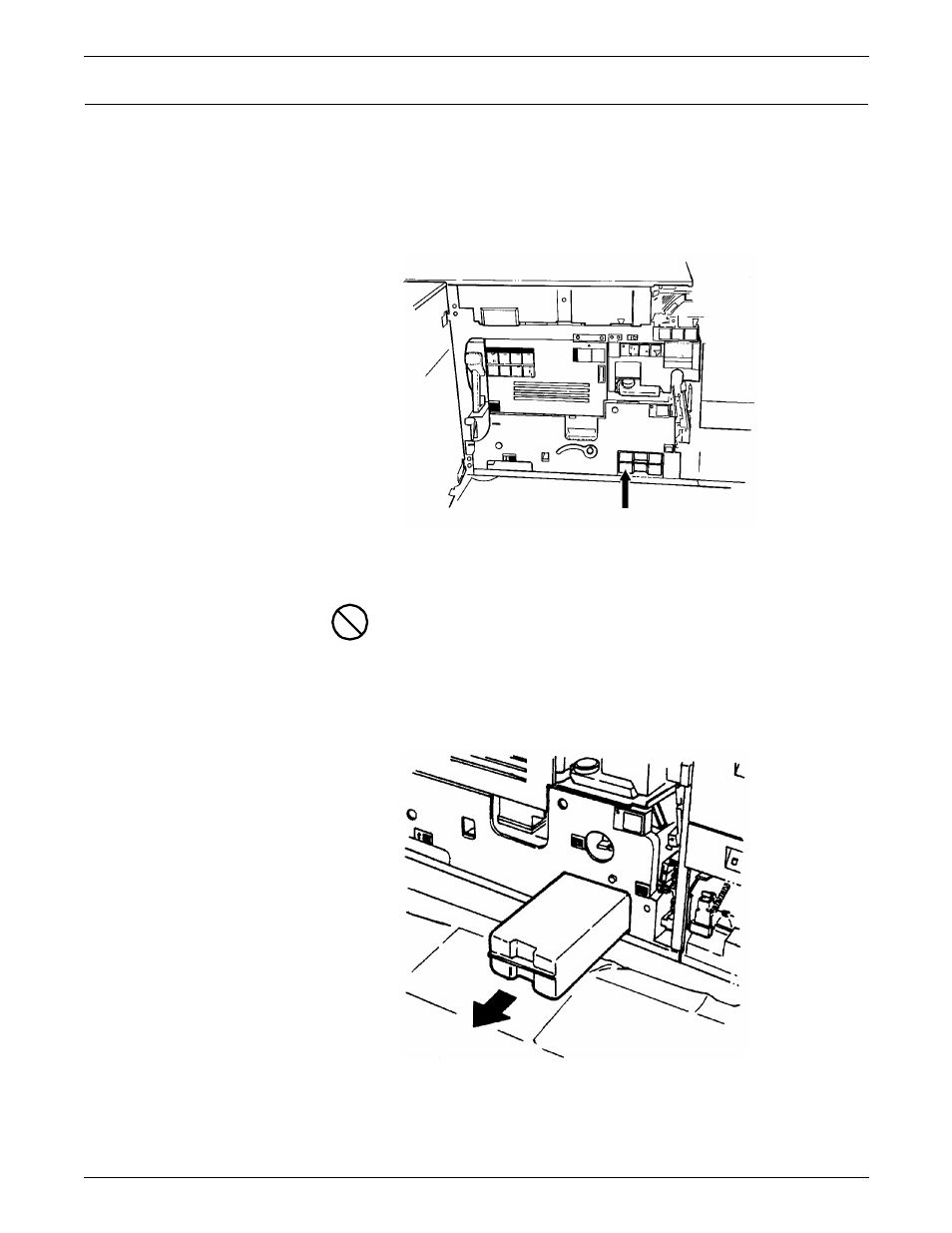 Replacing the dry ink waste container | Xerox 180 User Manual | Page 261 / 362