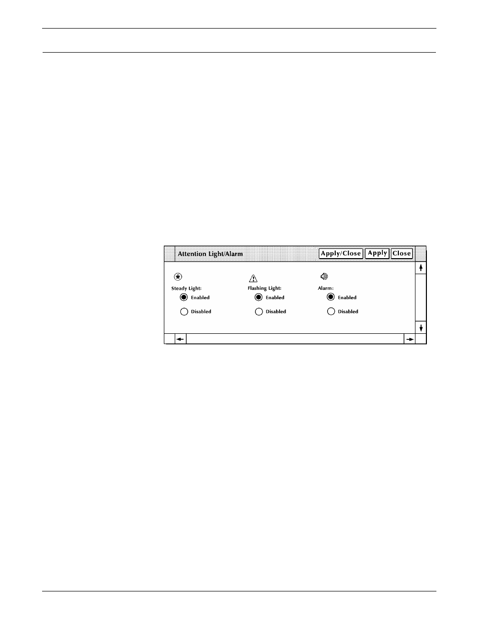 Attention light/alarm | Xerox 180 User Manual | Page 96 / 362