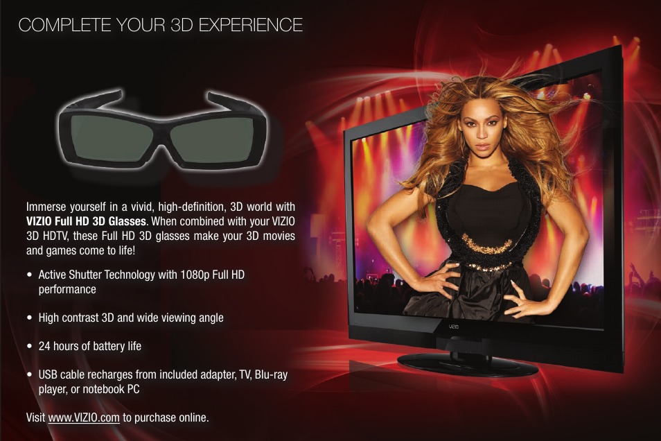 Complete your 3d experience | Xerox XVT3D424SV User Manual | Page 3 / 20