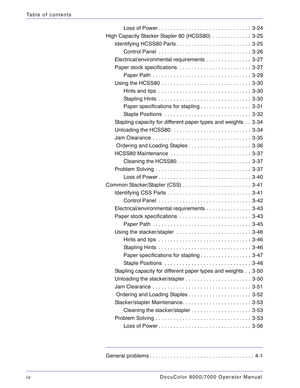 Xerox DocuColor 7000  EN User Manual | Page 6 / 194