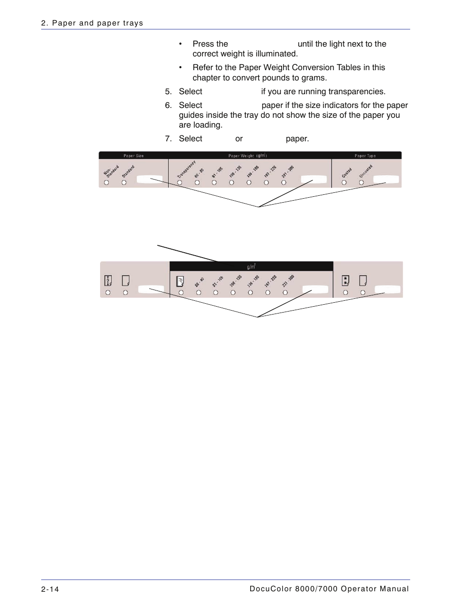 Xerox DocuColor 7000  EN User Manual | Page 70 / 194