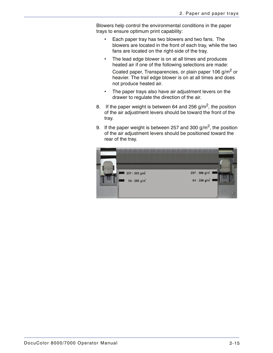 Xerox DocuColor 7000  EN User Manual | Page 71 / 194