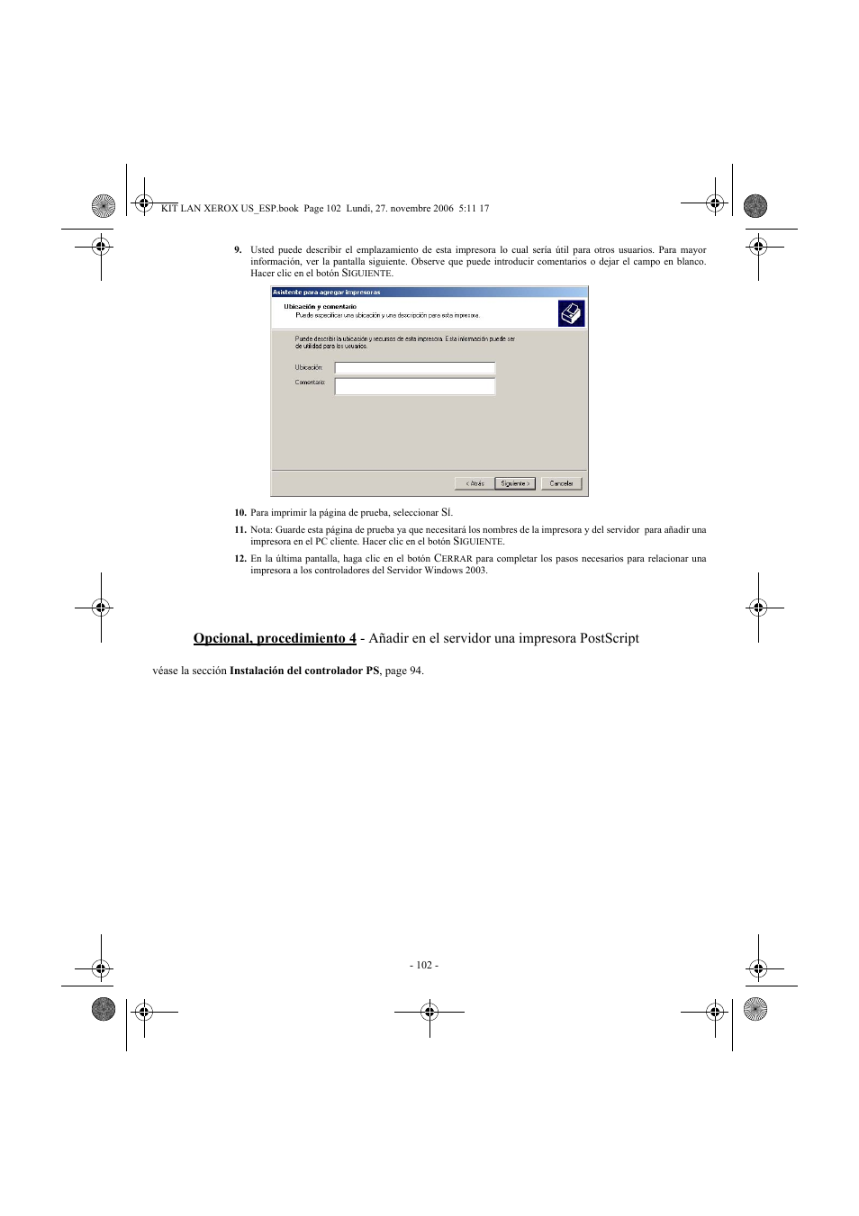 Xerox FaxCentre F2121 User Manual | Page 102 / 112