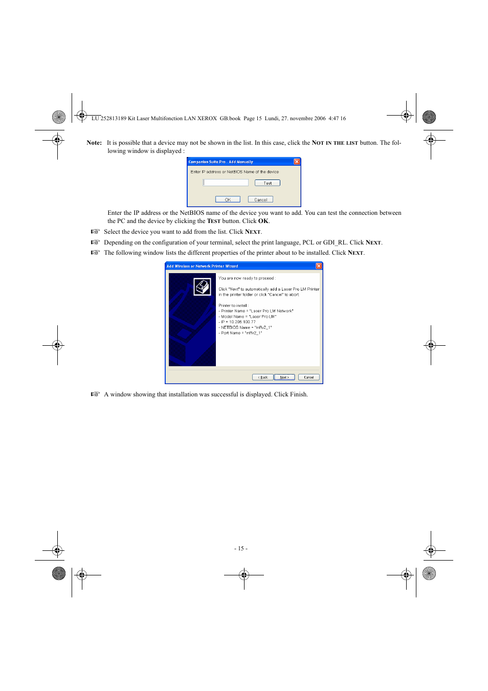 Xerox FaxCentre F2121 User Manual | Page 15 / 112