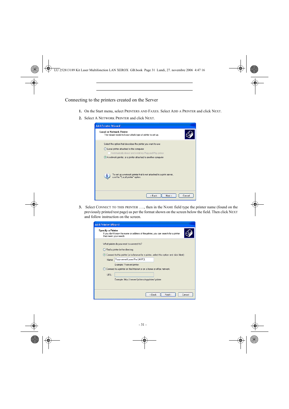 Xerox FaxCentre F2121 User Manual | Page 31 / 112
