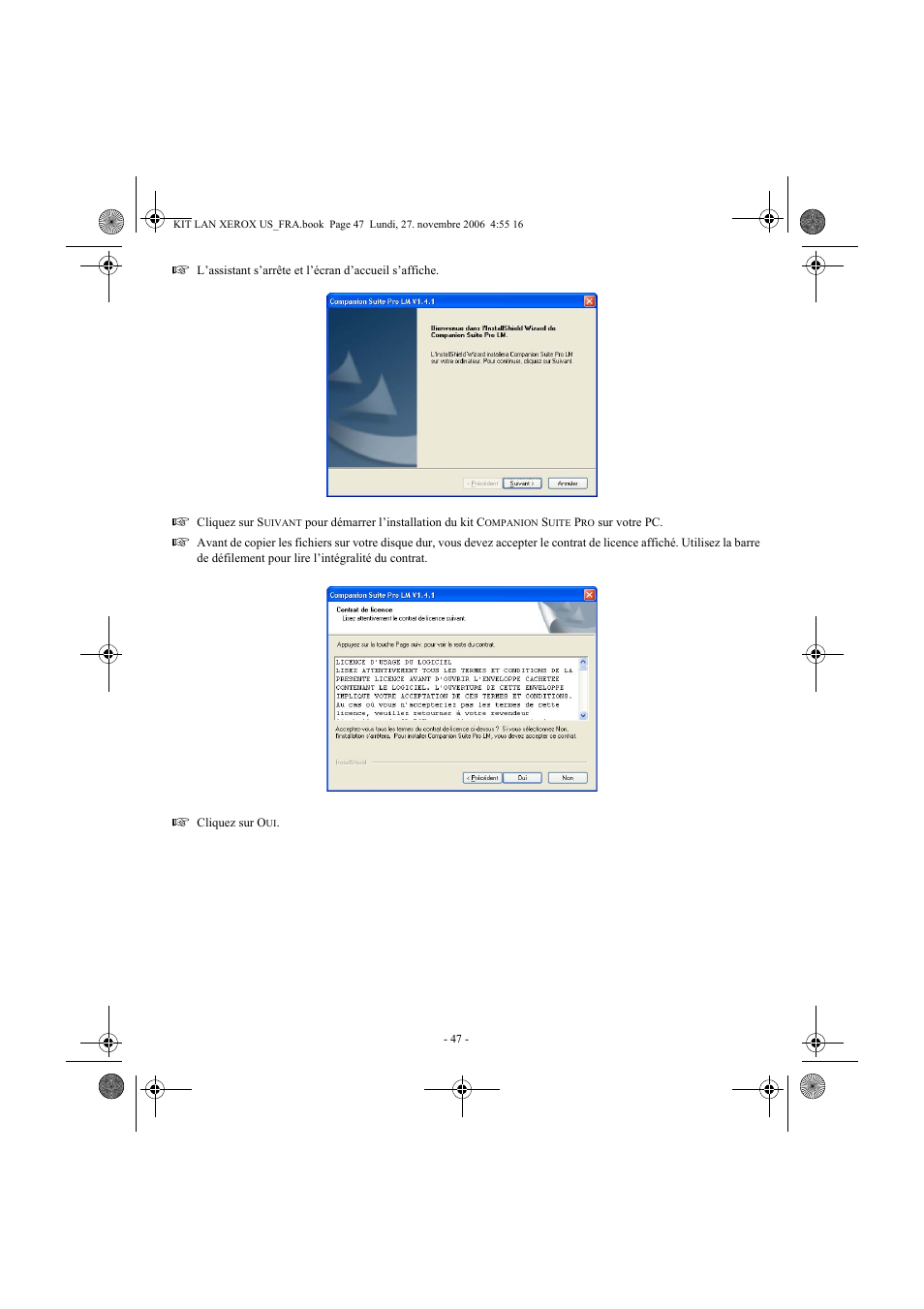 Xerox FaxCentre F2121 User Manual | Page 47 / 112