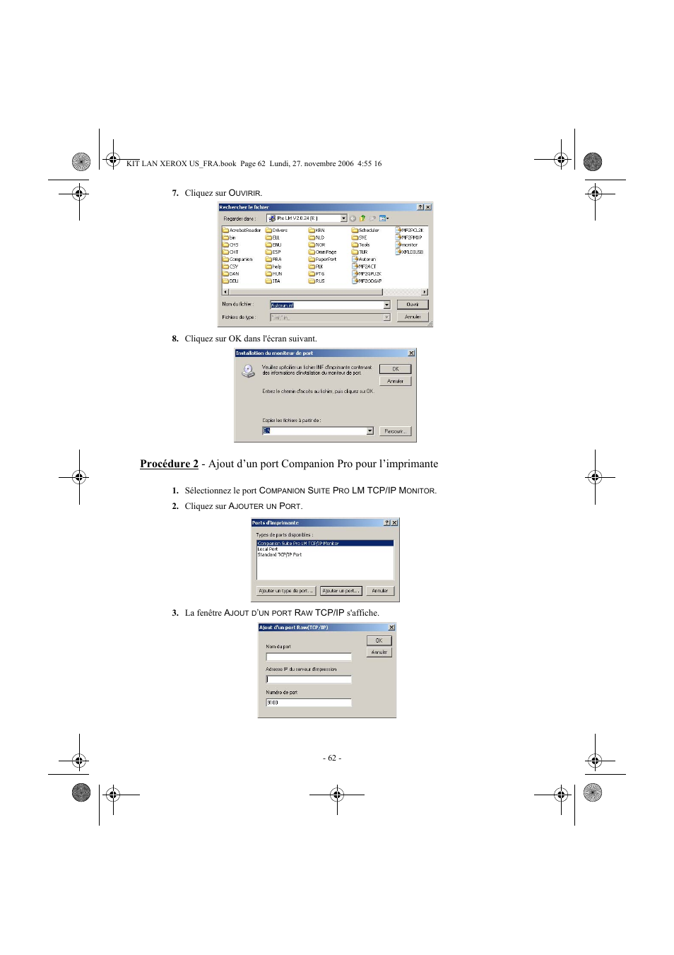 Xerox FaxCentre F2121 User Manual | Page 62 / 112