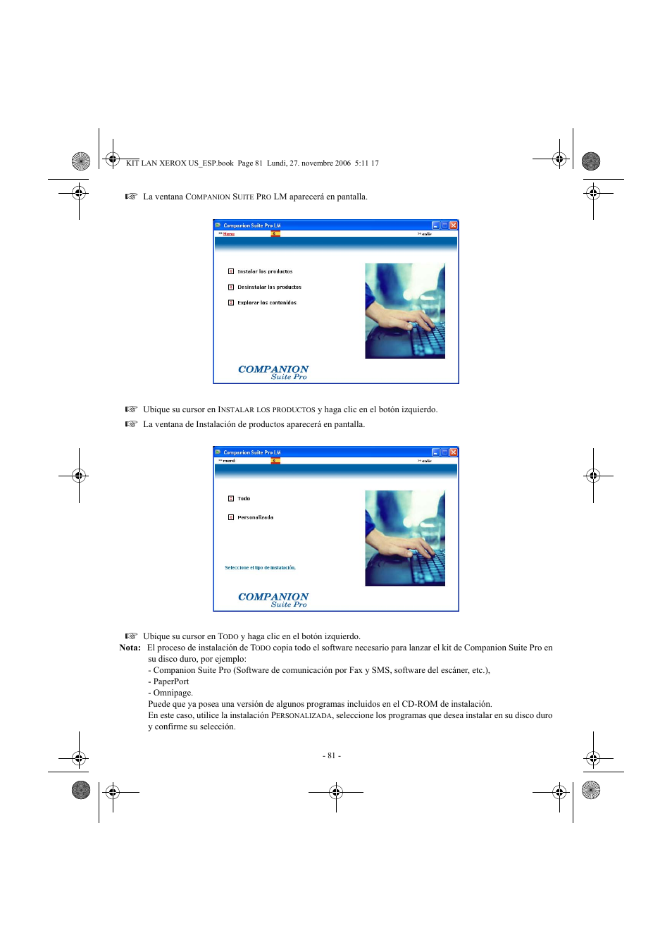 Xerox FaxCentre F2121 User Manual | Page 81 / 112