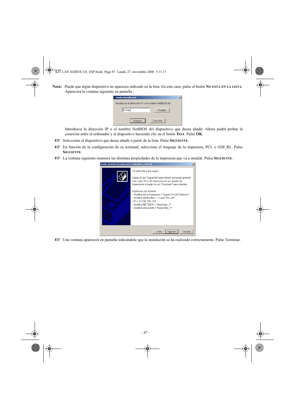 Xerox FaxCentre F2121 User Manual | Page 87 / 112