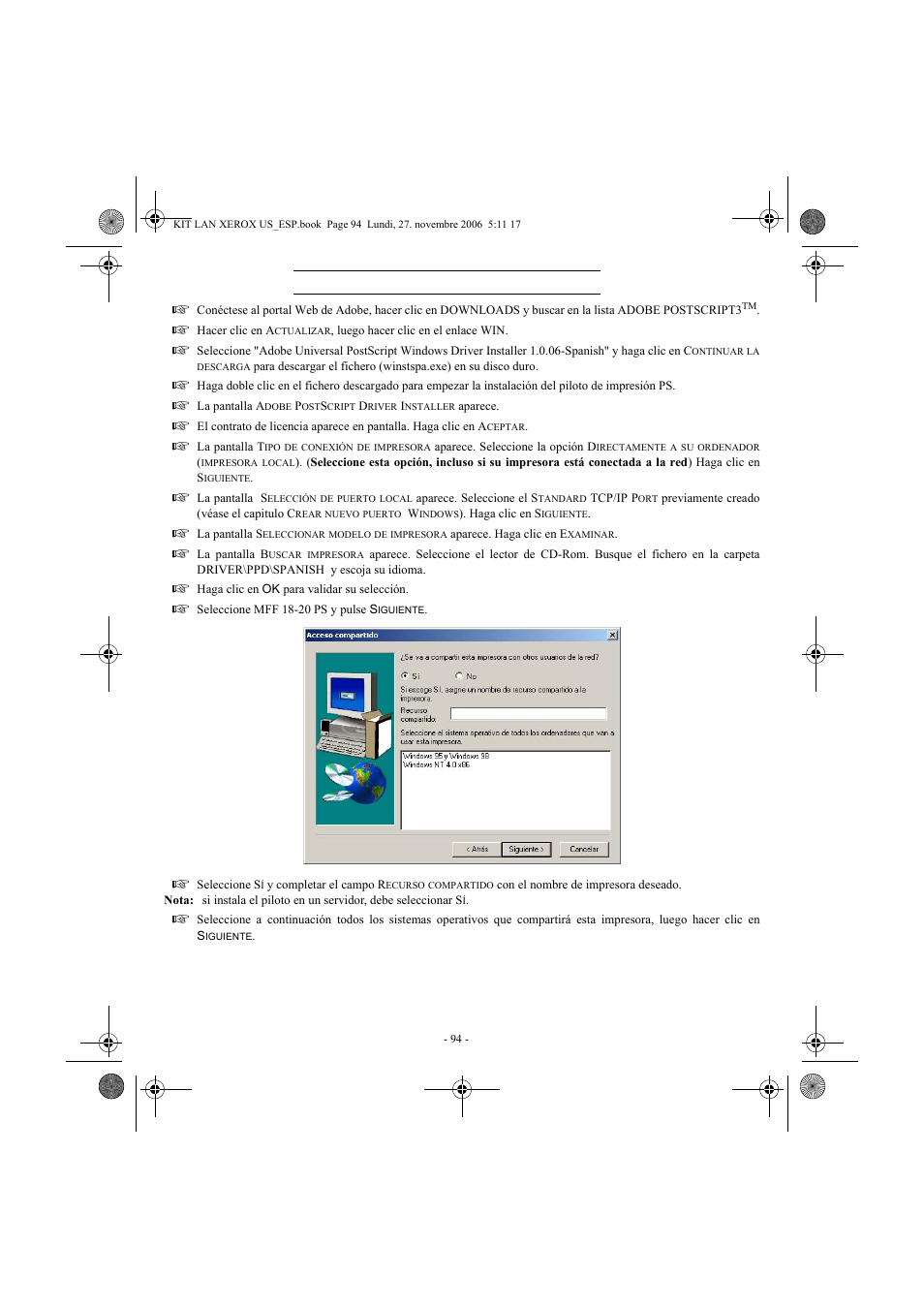 Xerox FaxCentre F2121 User Manual | Page 94 / 112