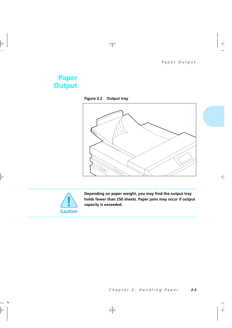 Paper output | Xerox 4505/4505ps User Manual | Page 17 / 286