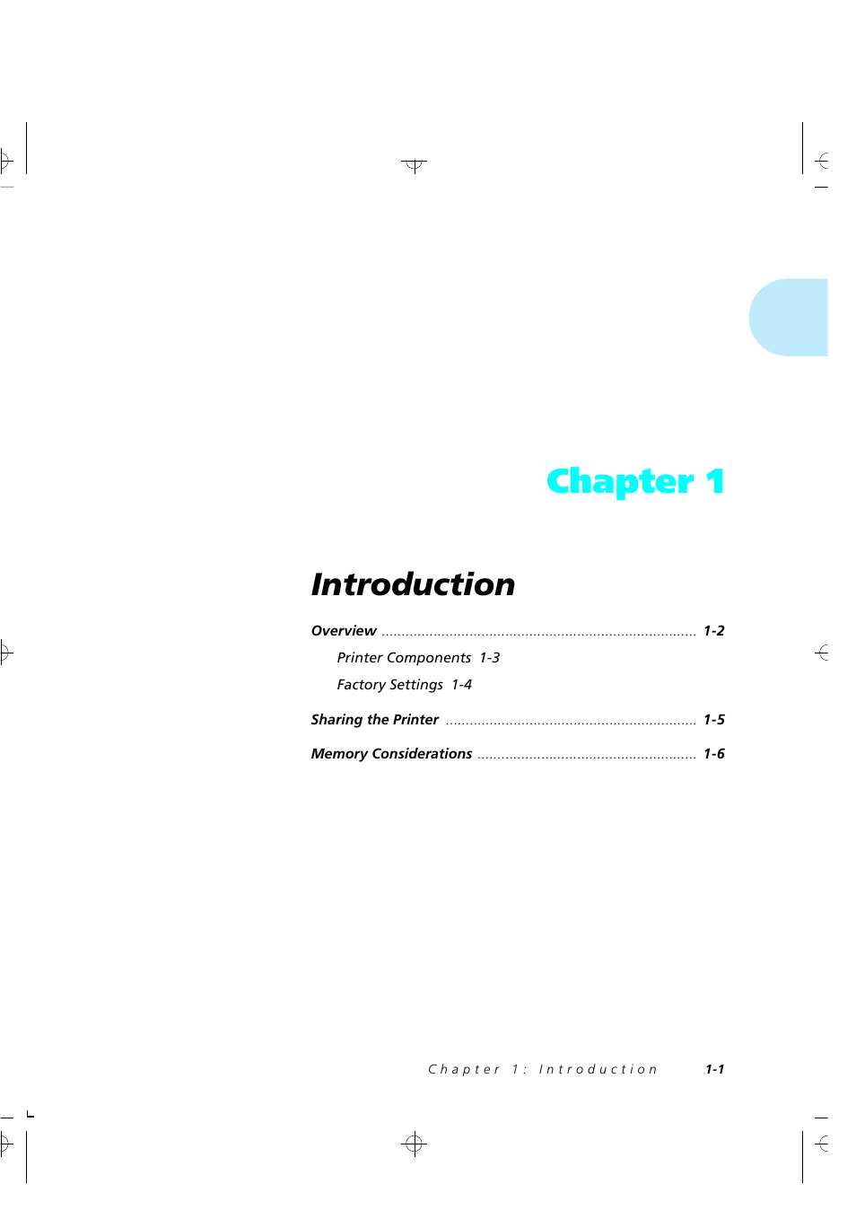 Chapter 1, Introduction | Xerox 4505/4505ps User Manual | Page 7 / 286