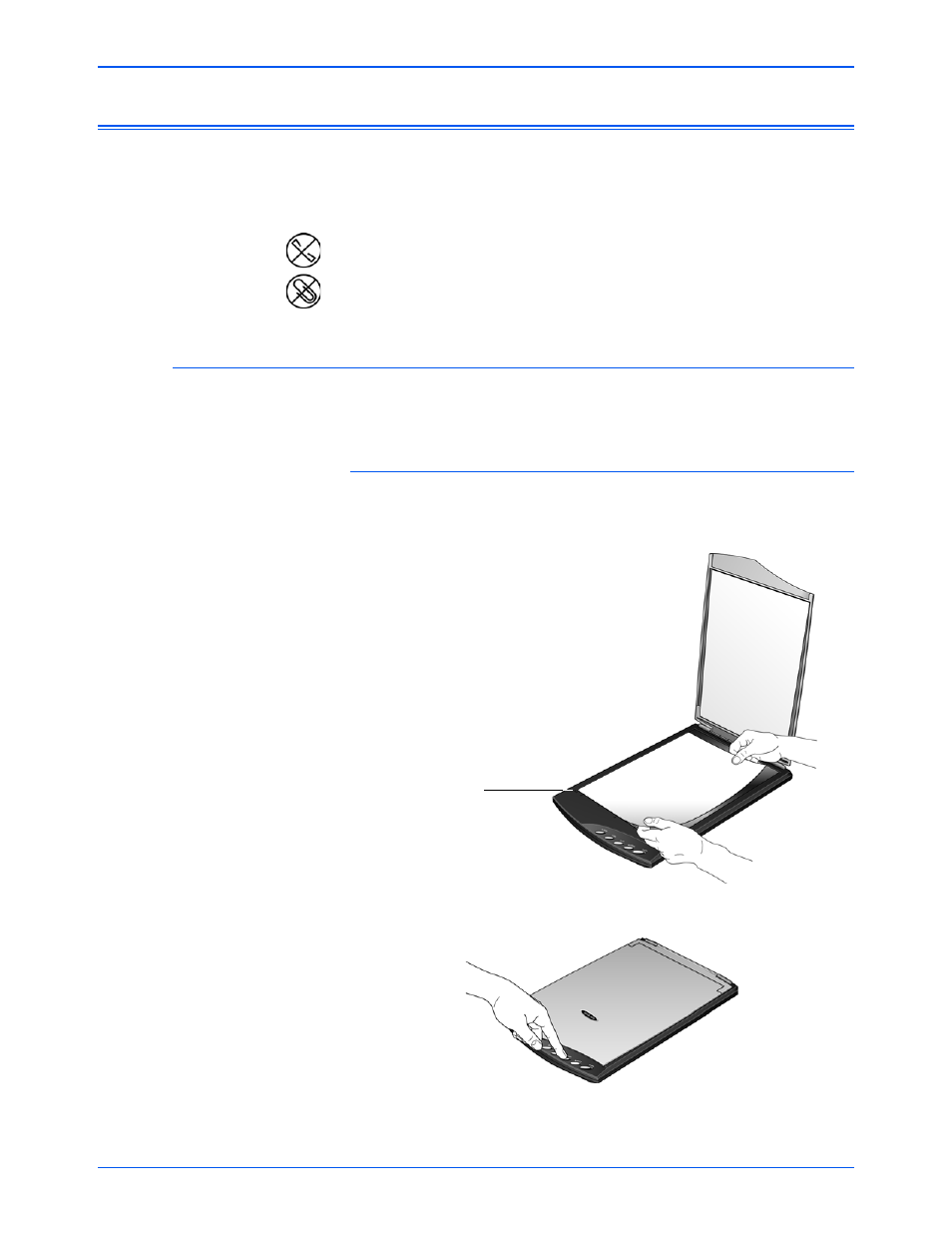 Scanning from one touch, Scan with the scanner buttons | Xerox 7600 User Manual | Page 20 / 88