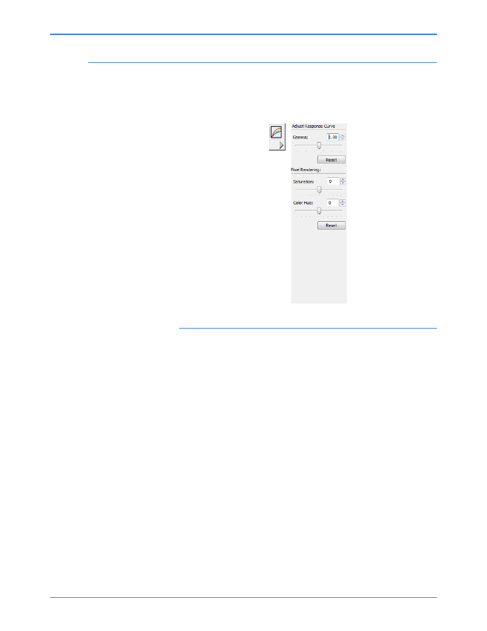 Adjusting gamma, saturation, and color hue | Xerox 7600 User Manual | Page 67 / 88