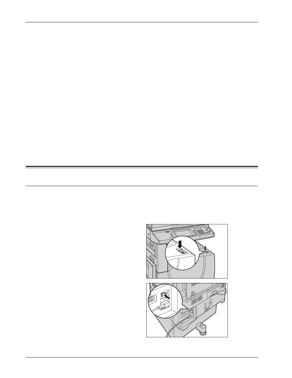 Power on/off, Powering on | Xerox 7232 User Manual | Page 21 / 236