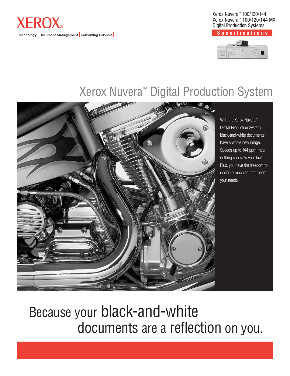 Xerox 100/120/144 MX User Manual | 2 pages