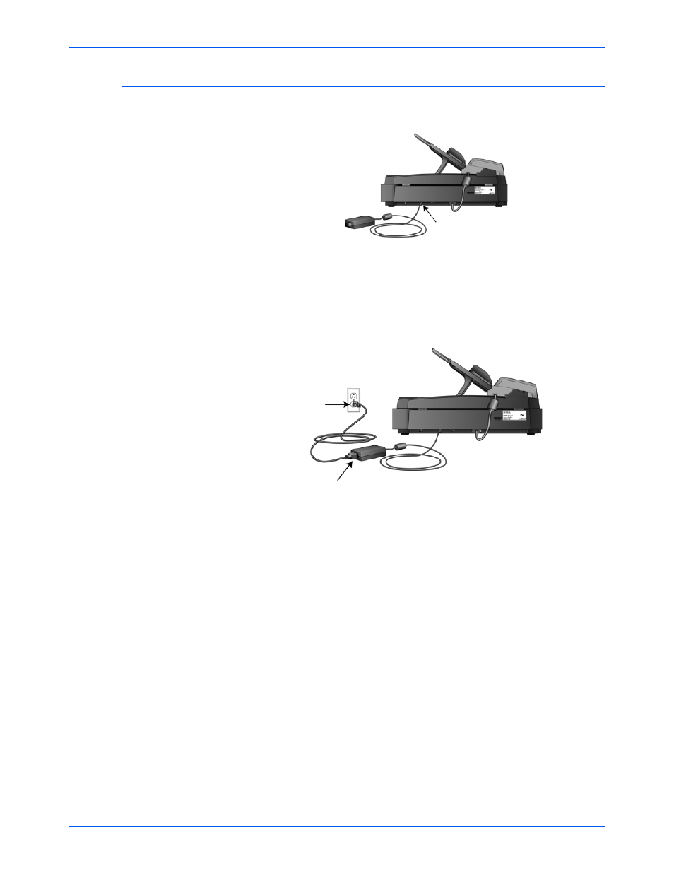 Connect the power supply | Xerox DocuMate 752 User Manual | Page 15 / 70