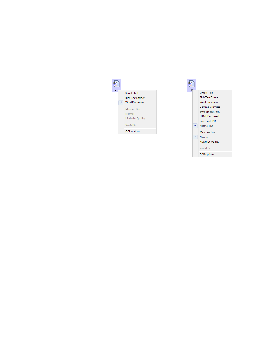Scanning with optical character recognition (ocr) | Xerox DocuMate 752 User Manual | Page 30 / 70
