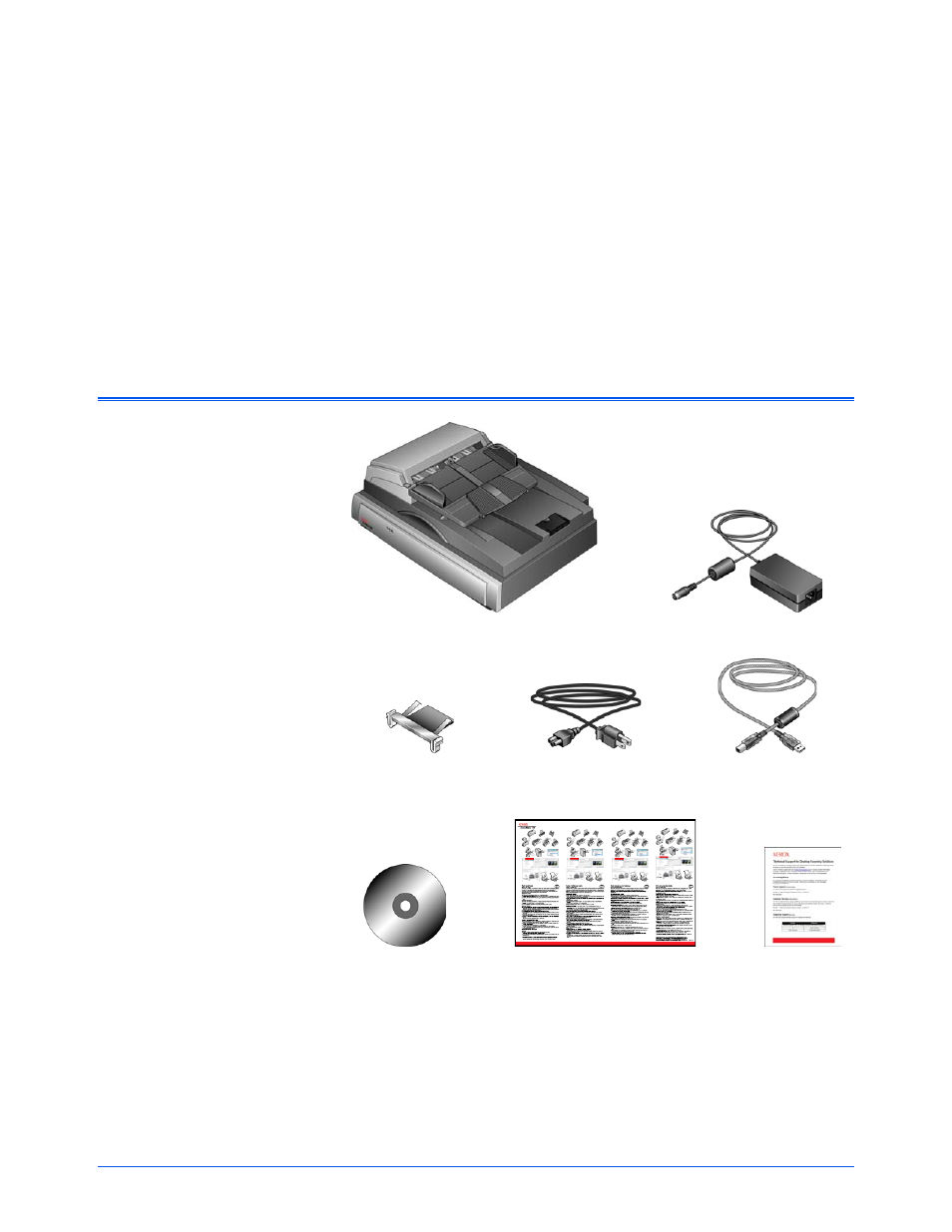 Welcome, What’s in the box (752) | Xerox DocuMate 752 User Manual | Page 5 / 70